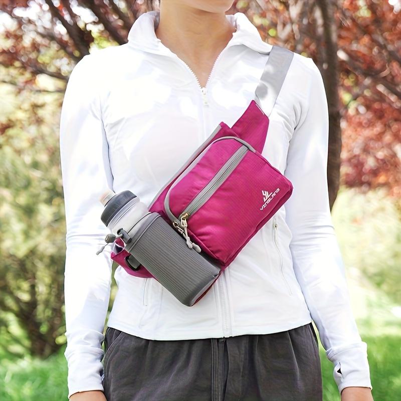 1pc Sports Outdoor Casual Waist Pack Multi-Functional Water Bottle Waist Belt Bag Waist Pouch for Jogging Fitness, Shopping, Hiking, Back to School, Marathon Competition And More