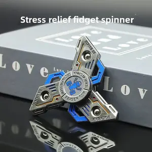 Viral Mechanical Fidget Spinner Rotatable Stress Relief Toy Portable Finger Spinner Anxiety Relief Gadget for Adults