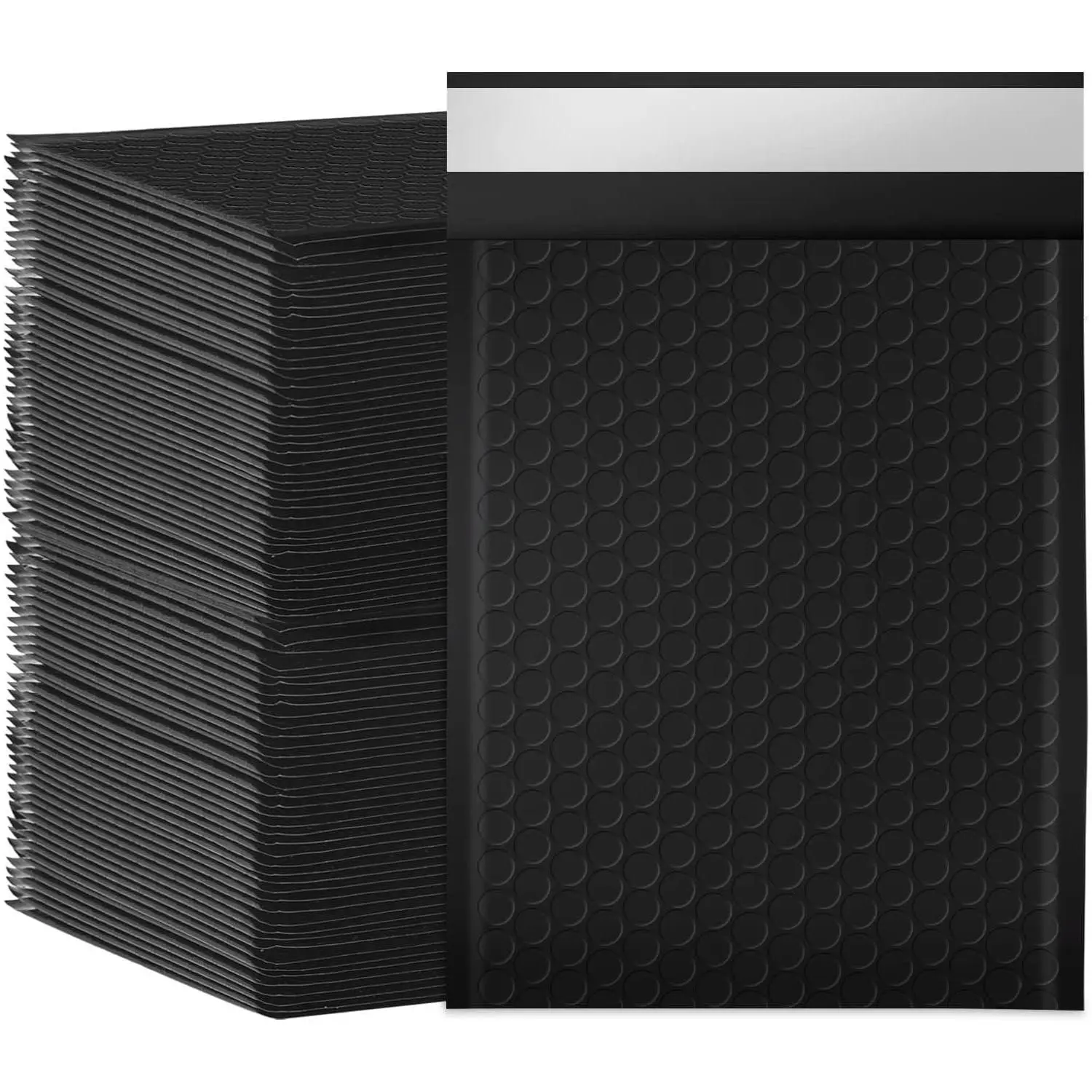 Bubble Mailers 6x10" 100 Pack Black Padded Envelopes Waterproof Usable Size 6x9 Self-Seal Padded Mailing Envelopes Bubble Opaque Padded Mailer for Small Businesses, Envelope Mailers#0