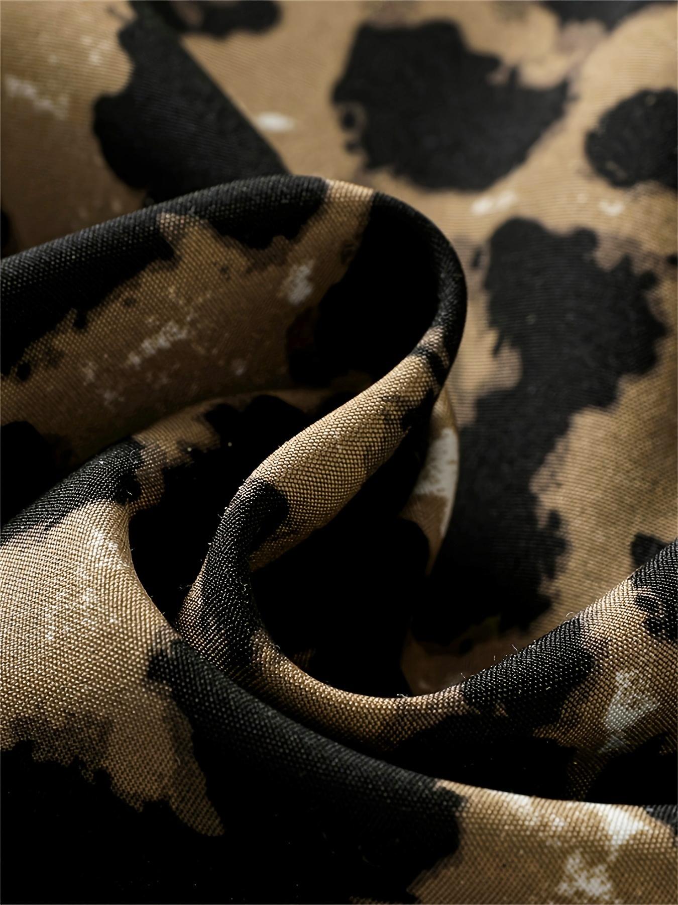 Women's Leopard Print Casual Pants, Stylish High Waist Long Trousers, Comfortable Fashion Bottoms for Daily Wear, Casual Streetwear Pants