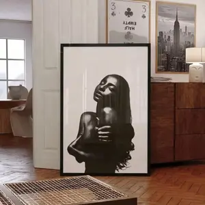 Black & White Music Canvas Poster |   Vintage Y2K Wall Art for Bedroom, Apartment & Studio Decor