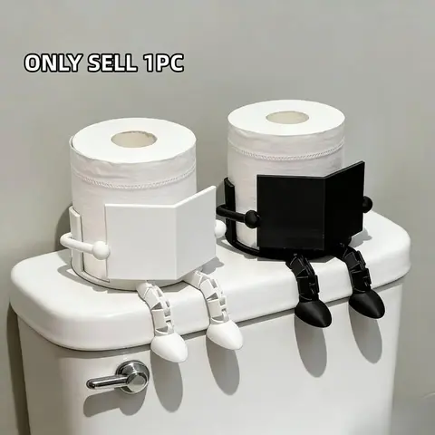 Fun Book Roll Paper Holder, and Options, Fun Bathroom Decor, Perfect for Holiday Gifts, Creative Home Accessories