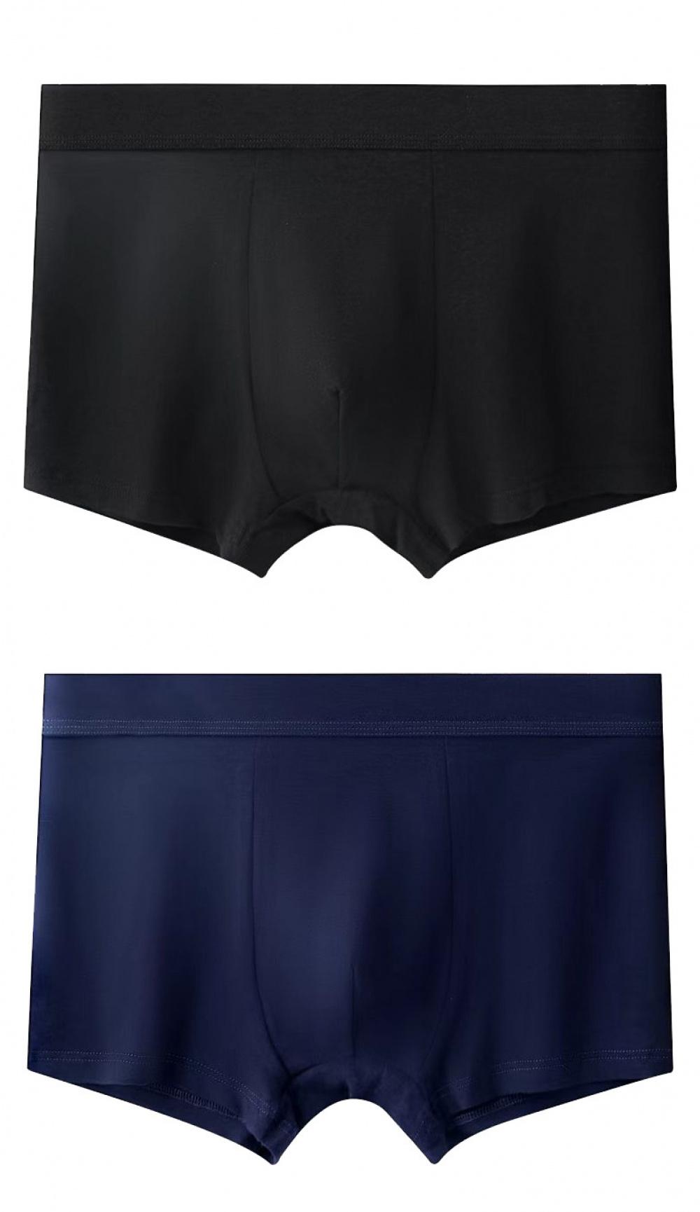 Men's Pure Cotton Boxer Briefs Graphene Infused Midweight Class Boxer Briefs Graphene Infused Breathable Moisture Wicking Comfortable Soft Midweight For Autumn Winter Daily Wear