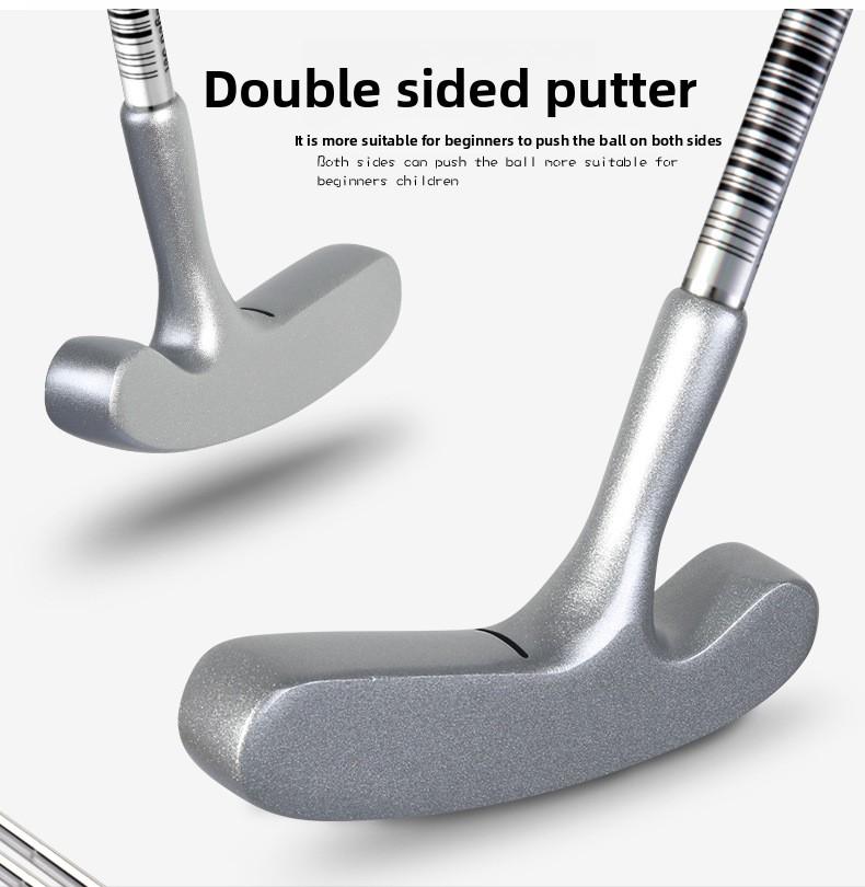 Golf Club - Steel Shaft - Ambidextrous Design - Children's Double-Sided Putter