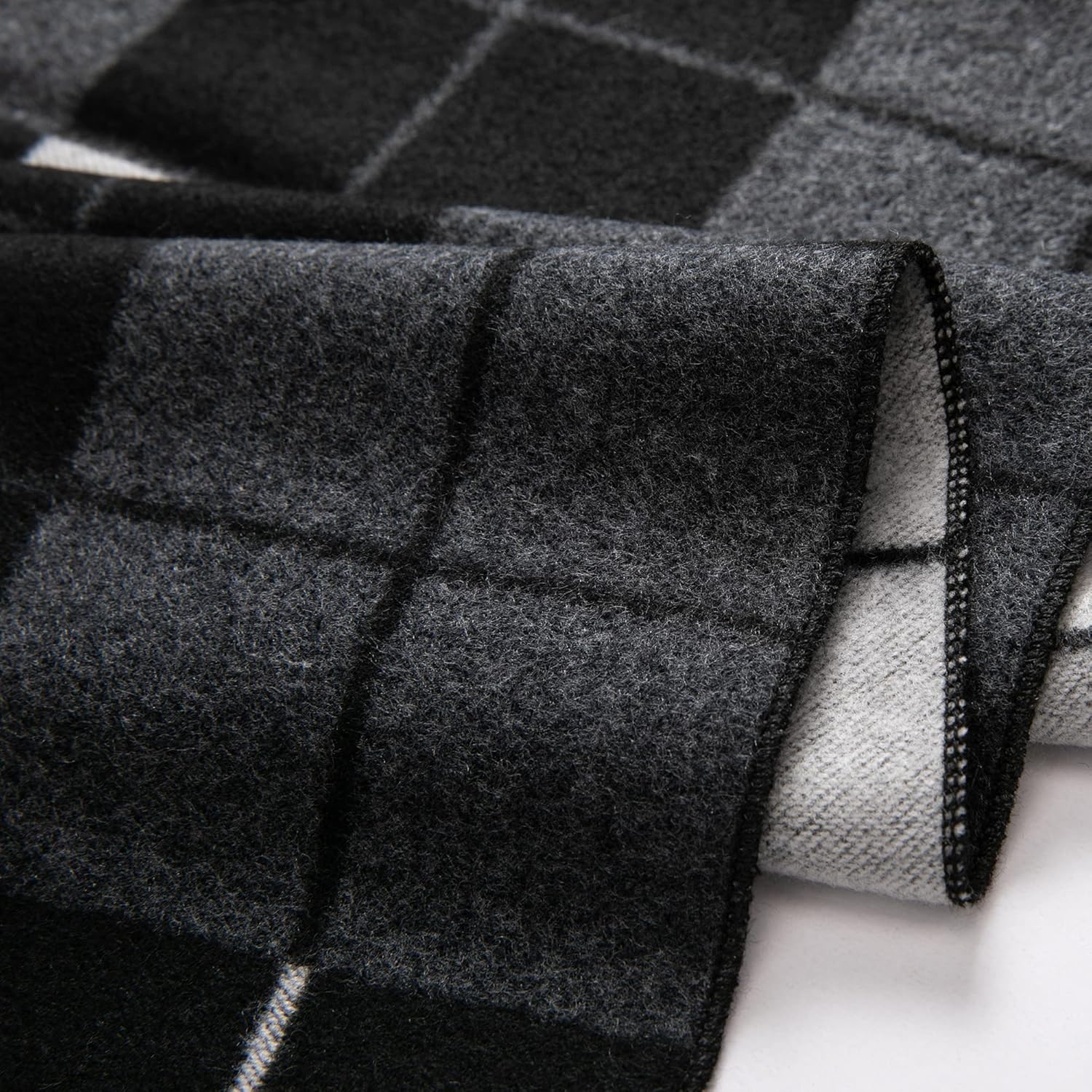 Men's Winter Classic Australian Wool Scarf Warm Checked Lightweight Knitted Striped Scarves with Gift Box Men's Winter Classic Australian Wool Scarf Warm Checked Lightweight Knitted Striped Scarves with Gift Box
