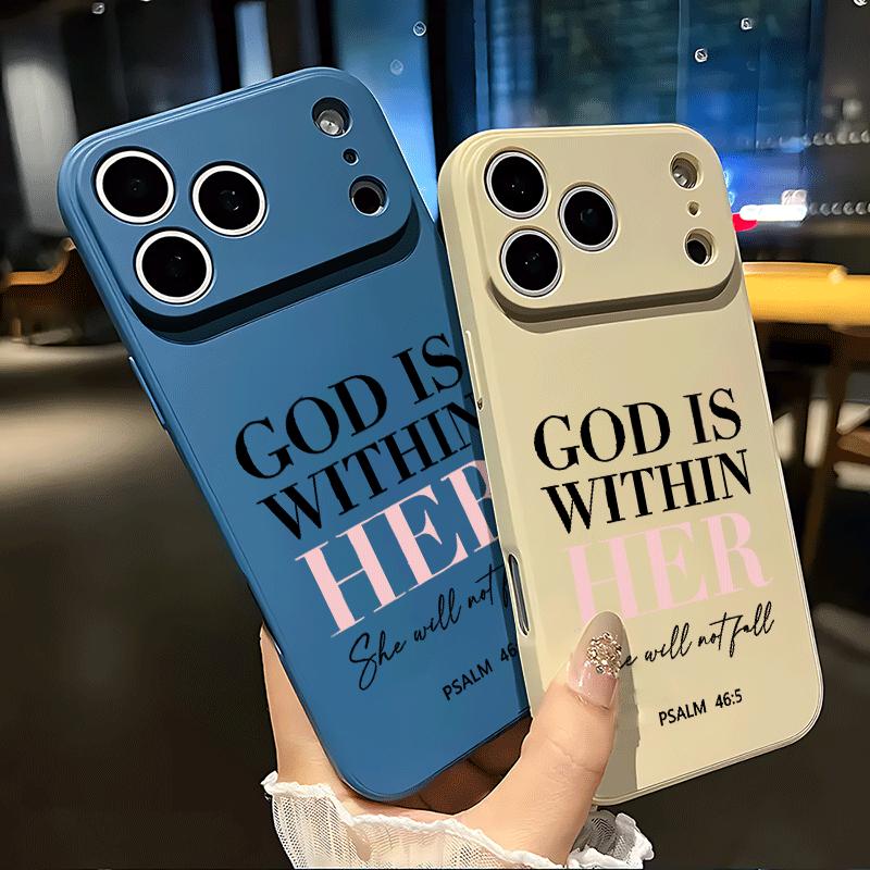 Pink Bible Psalms Quotes Christian Soft&Flexible TPU Silicone Phone Case For iPhone 17 Pro Max AIR 16 15 14 13mini 12 11 Plus XR XSMAX Cases For Samsung Galaxy S26 Ultra S25 Edge S24 S23 S22 Plus  Durable|Shockproof|Full Camera Protection