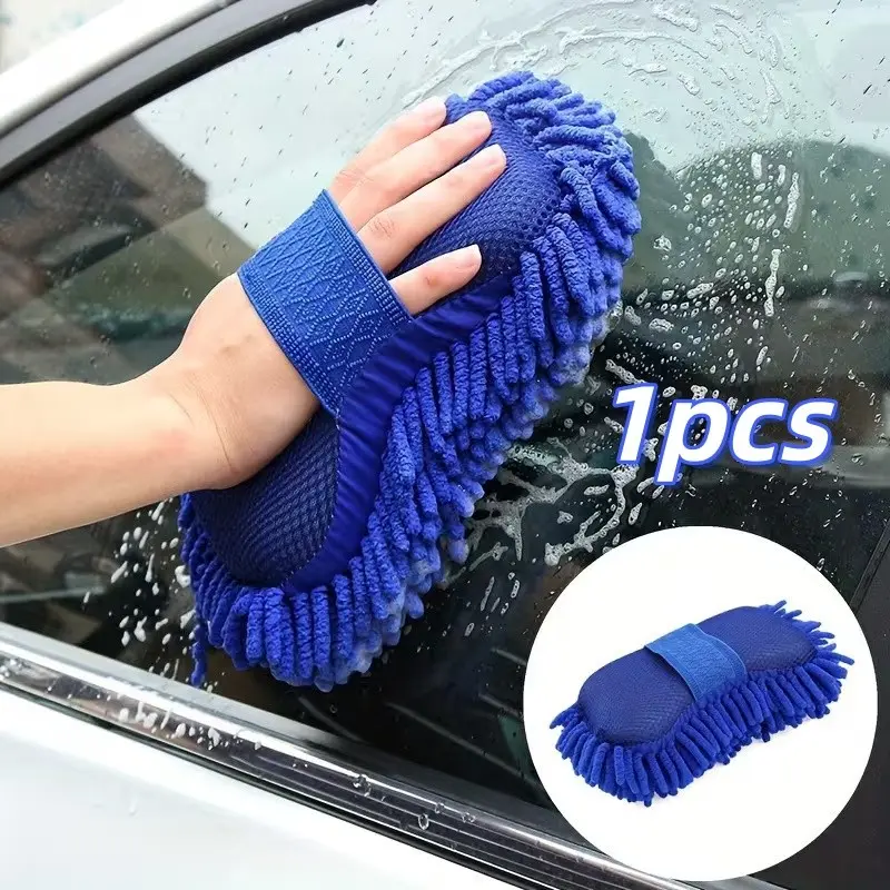 Microfiber Car Cleaning Sponge, Portable and Practical, Suitable for Cars, Home, Motorcycles, Gentle on Paint, Strong Stain Removal