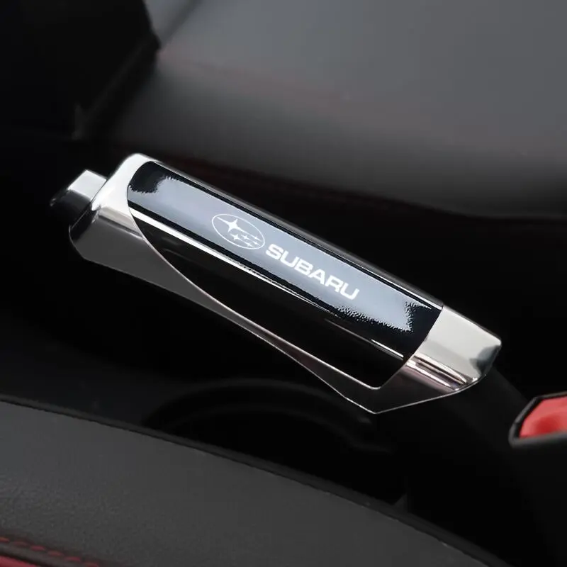 1PC Car Hand Brake Cover Carbon Fiber Handbrake Grip Protection Cover For Subaru XV BRZ Outback Mpreza WRX Smart Forester Crosstrek Legacy Levorg Impreza Auto Interior Accessories
