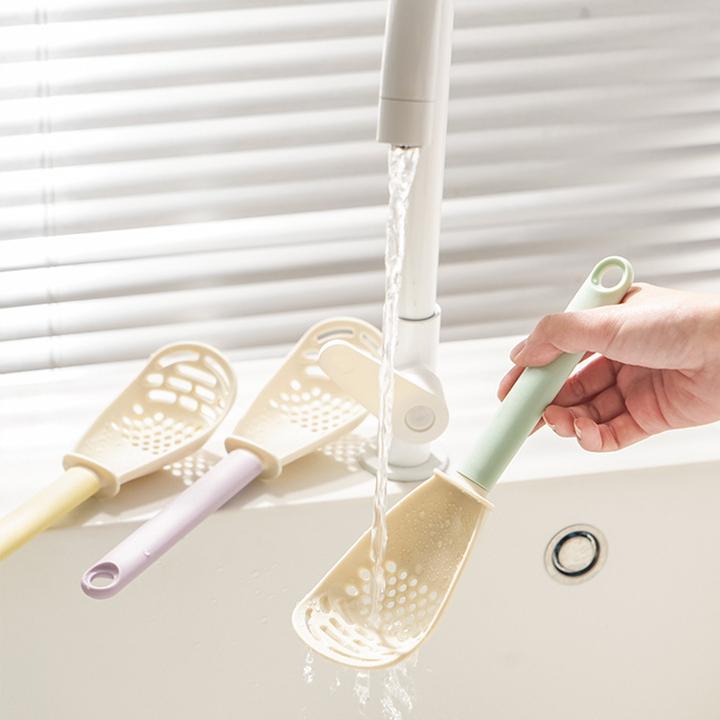 1pcs Masher Spoon, 4-in-1 Baby Food & Potato Masher Tool, Perfect for Fruits, Veggies & Easy Home Cooking Prep