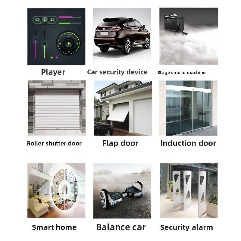 WiFi Garage Door Remote Control Receiver, RF Remote Control Receiver, Smart Home Controls for Garage Door, Home Improvement Supplies