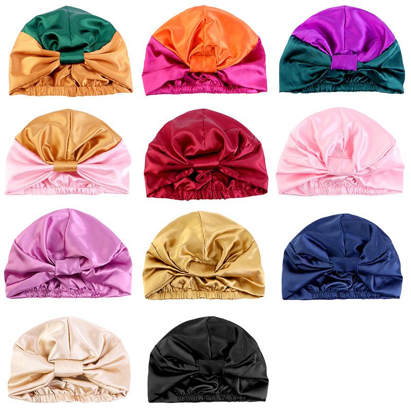 Satin Double Layer Sleep Cap, Chemo Cap Hair Loss Head Wrap