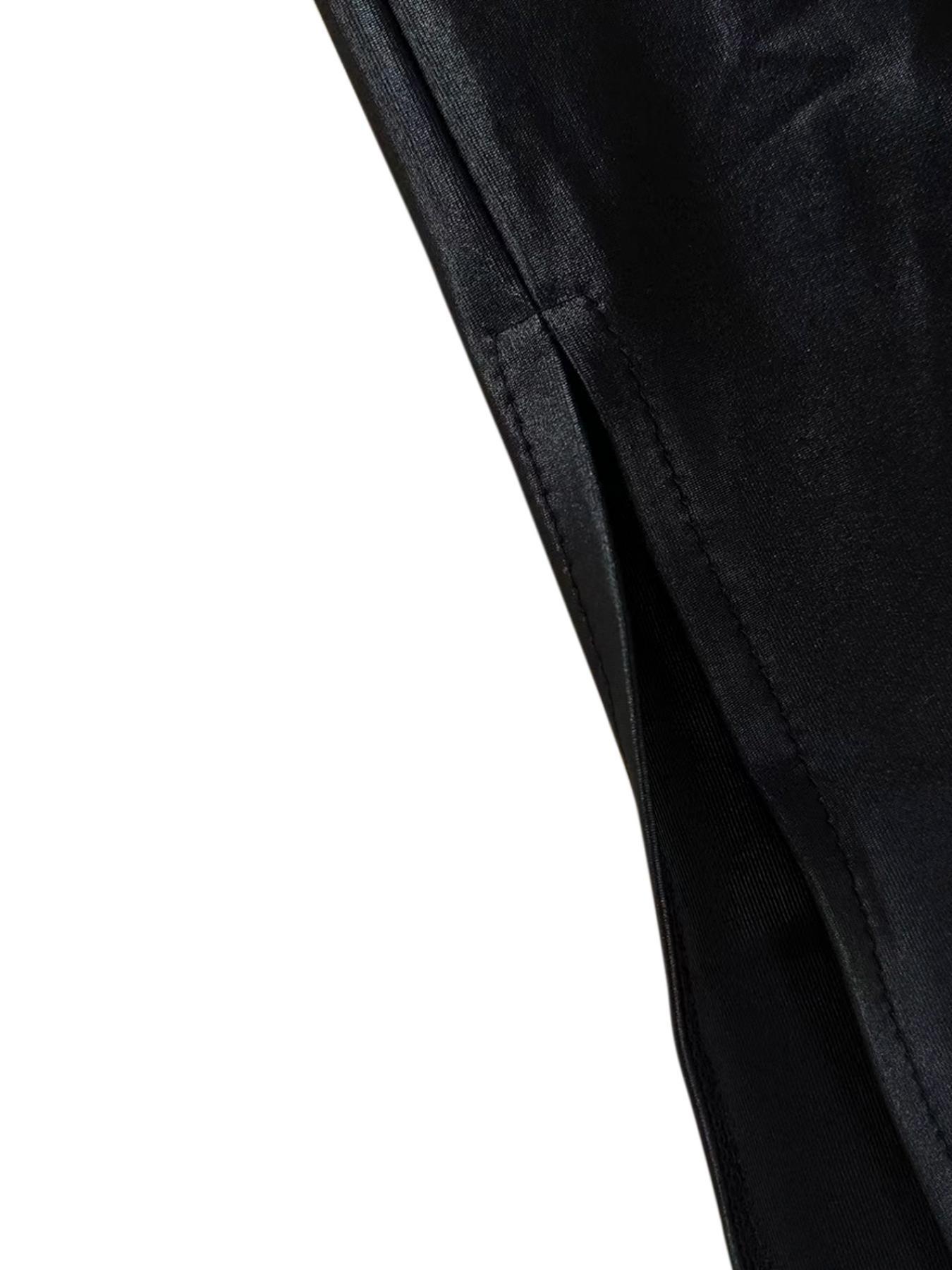 Women's Solid Zipper Back Bodycon Skirt, Elegant Fashion Casual High Waist Midi Skirt for Daily Outdoor Wear, Women's Skirt for Spring Fall, Womenswear