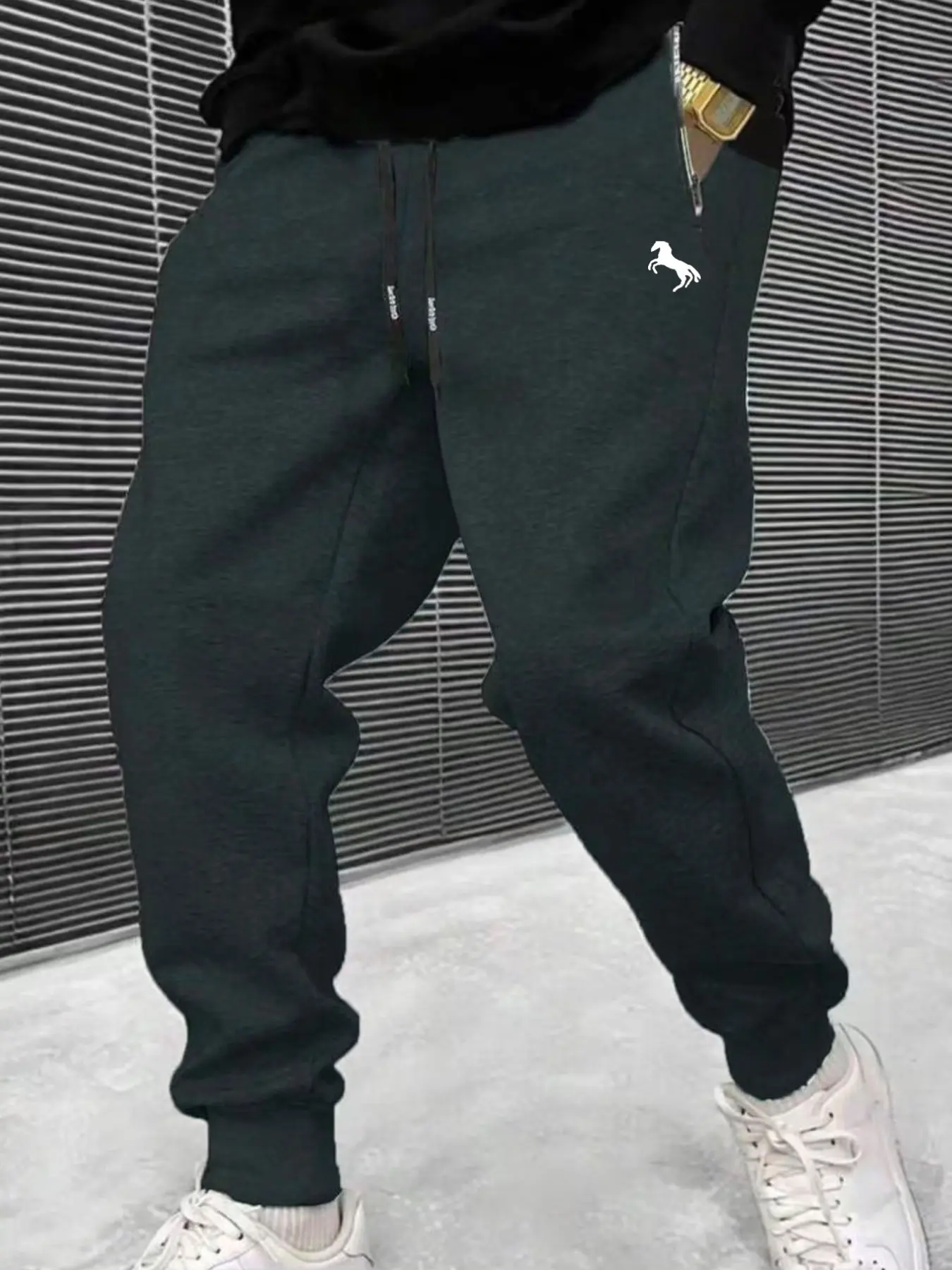Men's Autumn Thin Simple Sporty Long Pants, Casual Fashion Tight-Fit Outdoor Sweatpants, Comfortable and Stylish Men's Clothing