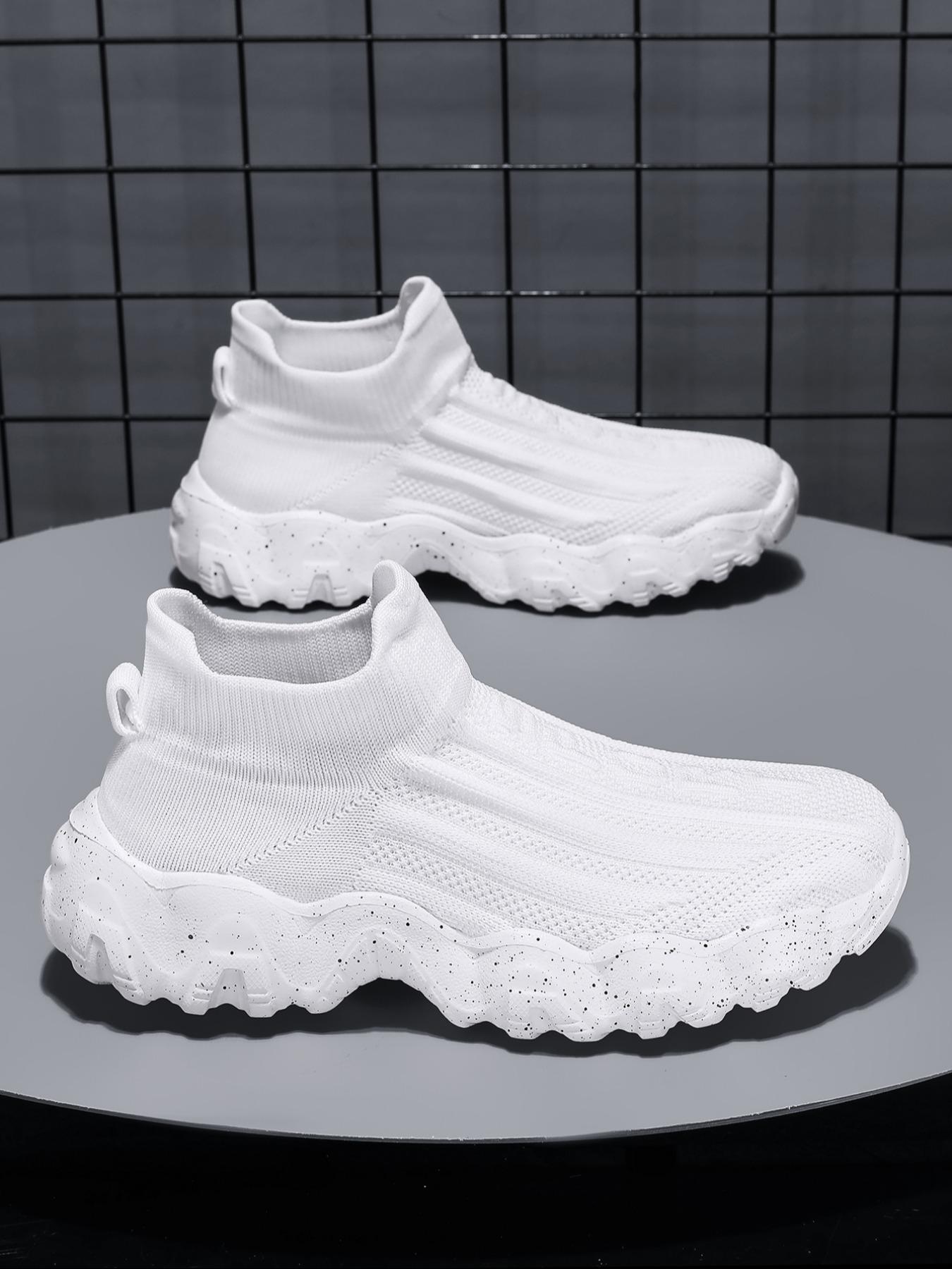 Women's Fashionable Lace Up Low Top Sneakers, Casual Comfortable Breathable Sports Running Shoes, Female All-match Round Toe Chunky Sneakers for Daily Life