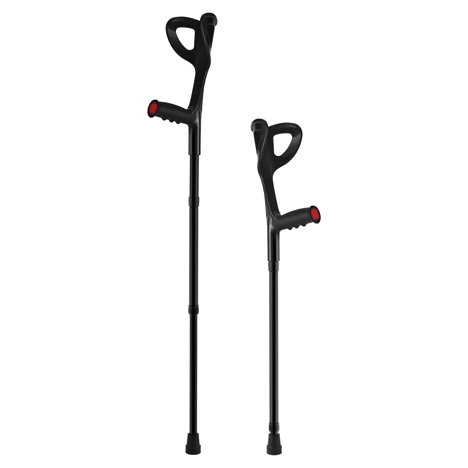 Forearm Crutches for Adults, 350 lbs (A Pair) Maximum Weight Capacity, Aluminum Construction, Versatile Application