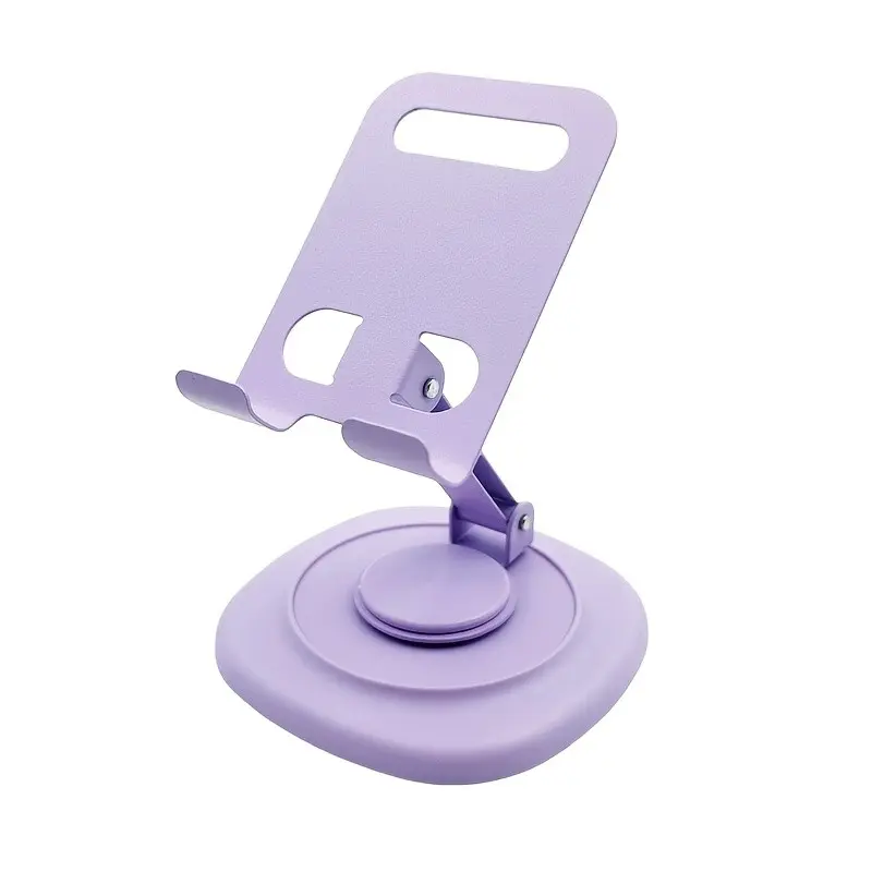 Desktop Phone Stand 360° Rotatable Adjustable Foldable Phone Holder, Durable Desktop Mount for All Phones, Versatile Smartphone Support