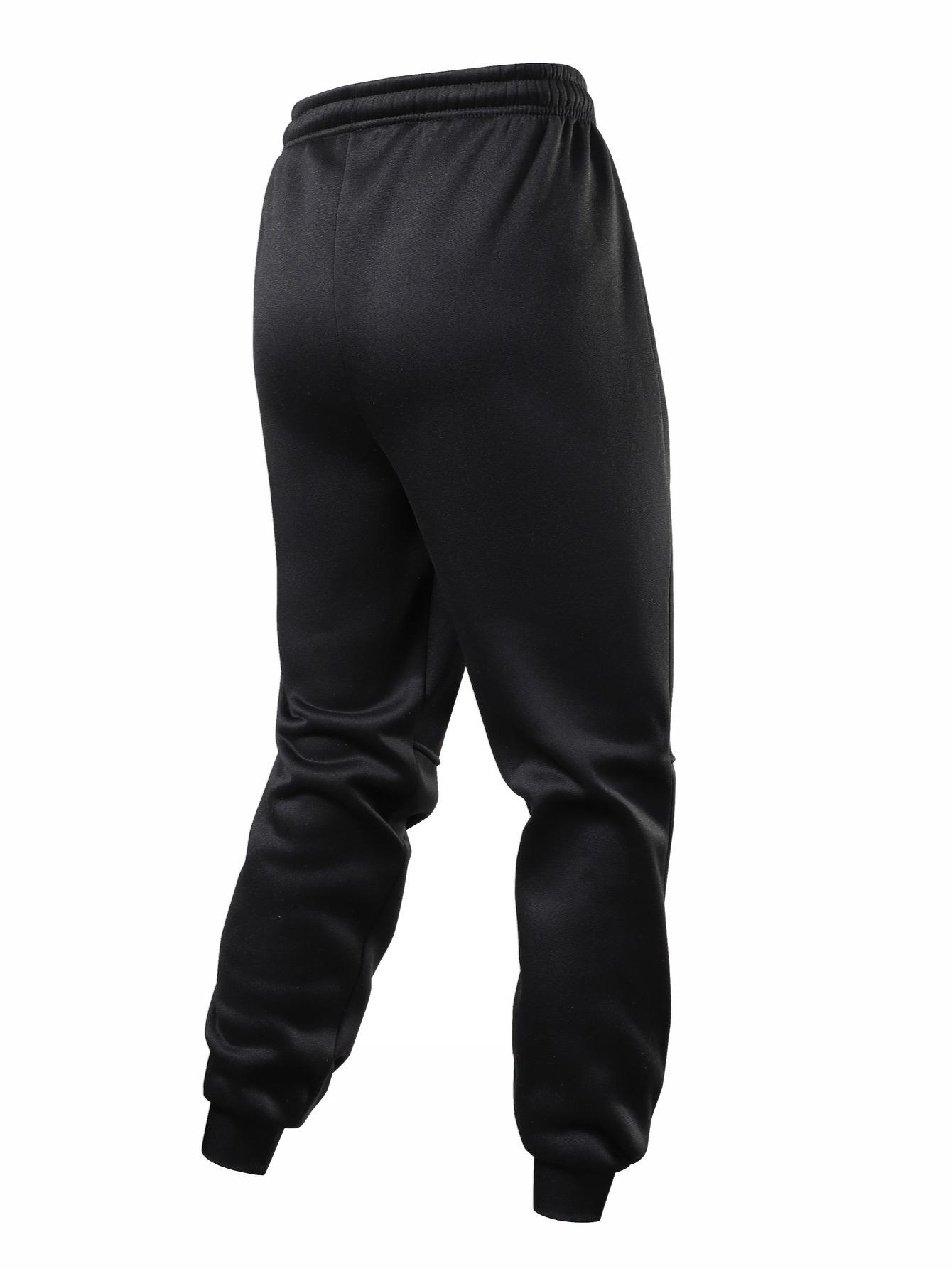 Men's sweatpants with drawstring pockets, casual and comfortable regular fit, autumn clothing, suitable for sports and fitness, daily wear men's clothing Men's sweatpants with drawstring pockets, casual and comfortable regular fit, autumn clothing, suitable for sports and fitness, daily wear men's clothing