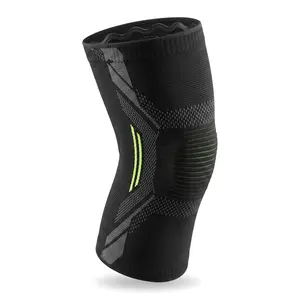 Unisex Lightweight Summer Knee Brace For Basketball Running Non Slip Silicone Compression Sleeve Breathable Knit Joint Support Sports Outdoor Activities Workout Gear Fitness Essentials Activewear