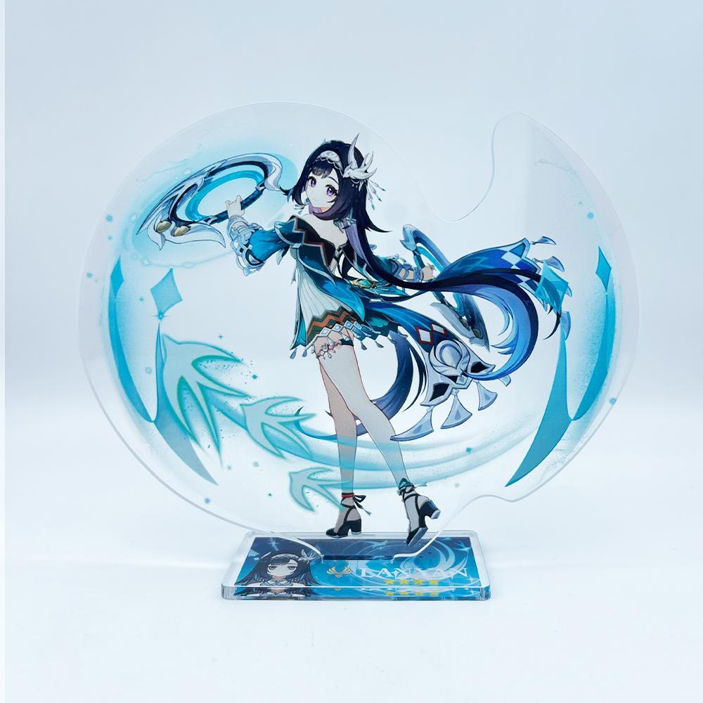 Flins Durin Mavuika Citlali Zibai Columbina Xiao Arlecchino Acrylic Anime Model Furina Collect Desktop Decoration Keychains Gift