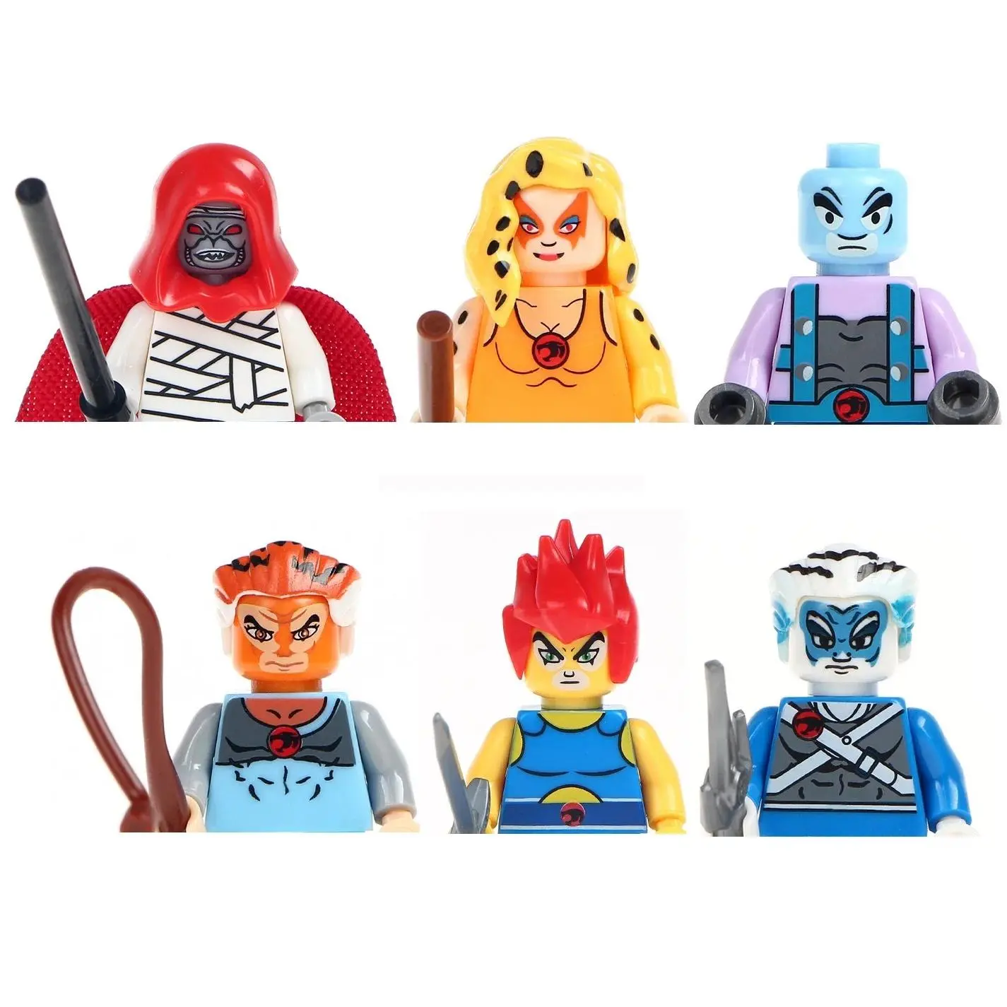 2026 hot item Thundercats Building Blocks Tygra Panthro Cheetara Mini Action Figure Toys