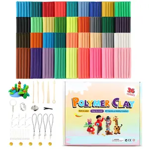 Polymer Clay 36 Colors Starter Kit - Oven Bake Modeling Clay for Kids & Artists, Non-Sticky DIY Clay with Sculpting Tools, Fun Gift for Children Ages 4+