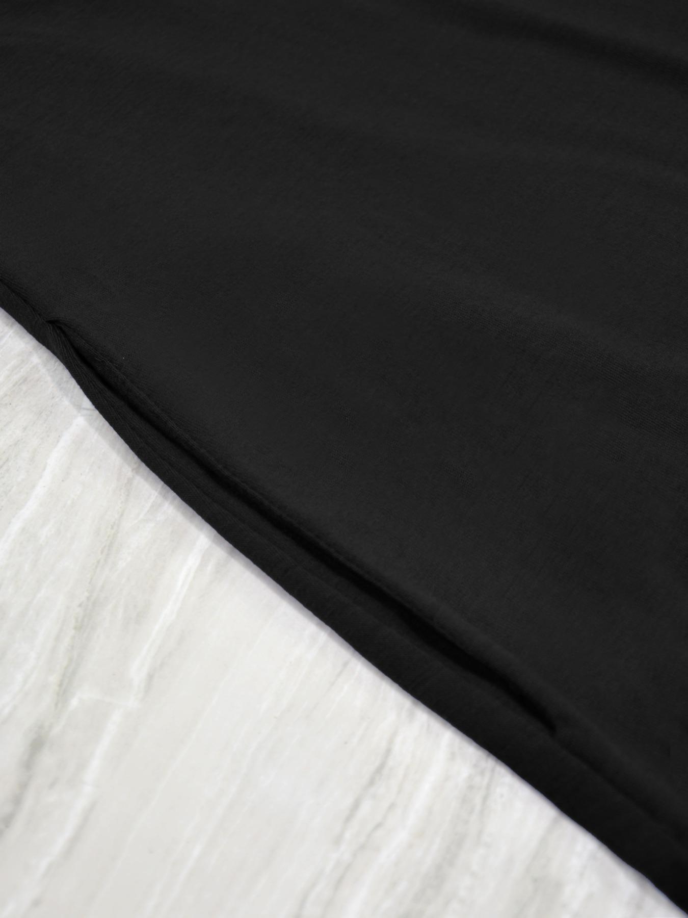 Women's Round Neck Stretchy Casual Long Plus Size Dress, Perfect for Bridesmaids, Vintage Style Wedding & Party Wear, Comfortable Fabric