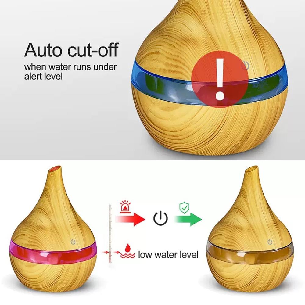 Portable, 300ml quiet Usb humidifier with night light in 7-colors, free essential oils, can be timed, remote desk, nursery, car travel Portable, 300ml quiet Usb humidifier with night light in 7-colors, free essential oils, can be timed, remote desk, nursery, car travel