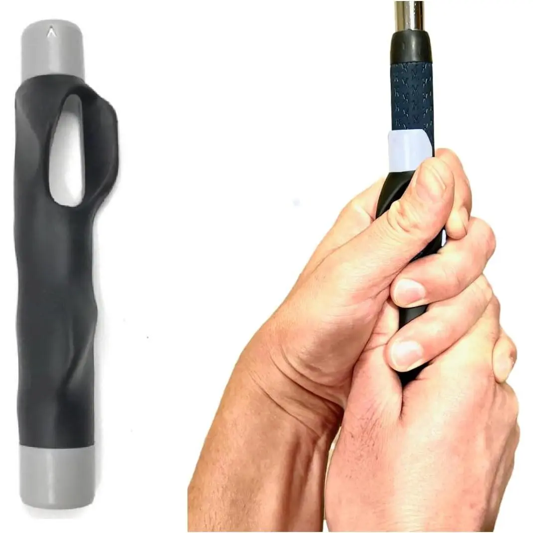 Left or Right Handed Golf Grip Trainer - Golf Swing Aid Club Attachment to Correct Hand Placement