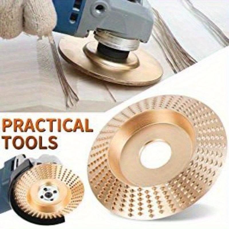 3 Pcs Wood Carving Grinding Wheel Set Wood Grinding Discs Angle Grinder Polishing Discs Woodworking Grinding Discs Including Flat, Curved and Conical Grinding Wheels for Efficient Removal of Wood, Plastics and Soft Materials Tool Accessories Cutting