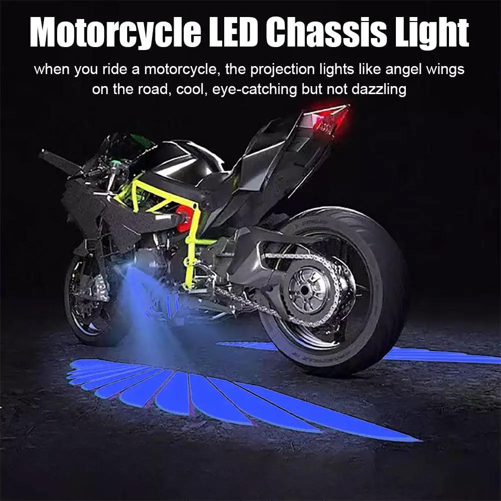 2pcs Angel Wings Welcome Light For Motorcycle LED Underbody Light Projector Decorative Atmosphere Light Accessories 2pcs Angel Wings Welcome Light For Motorcycle LED Underbody Light Projector Decorative Atmosphere Light Accessories