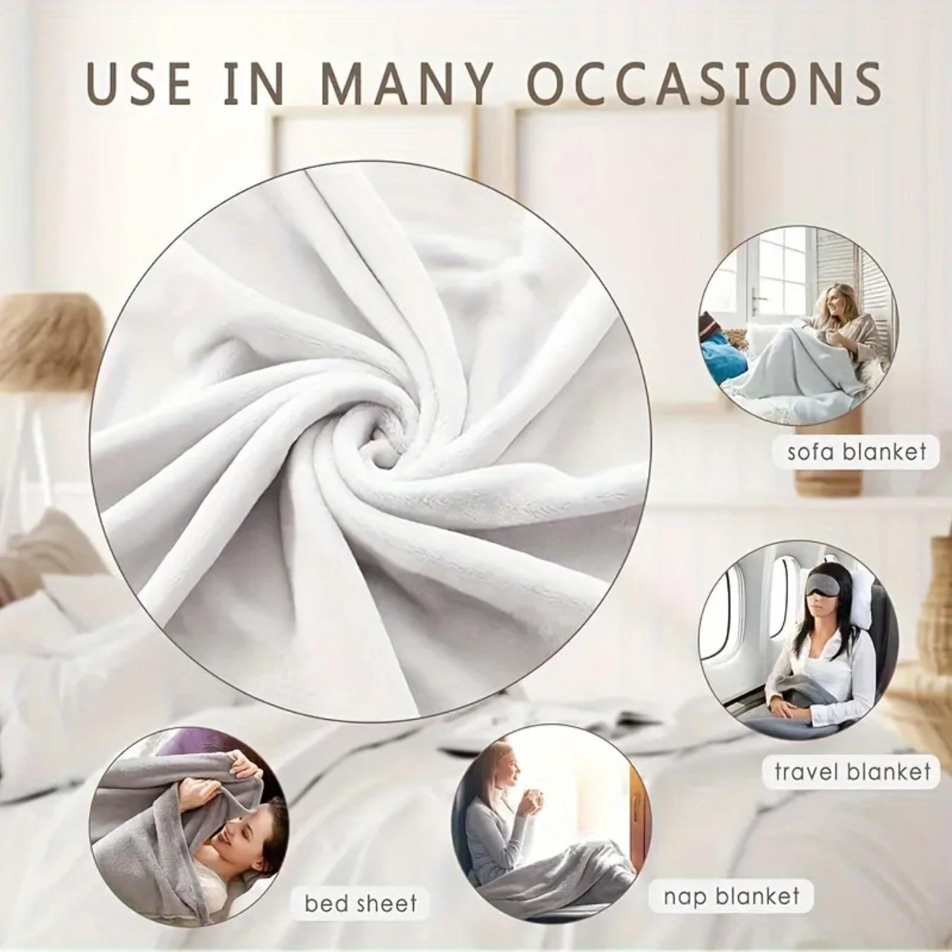 Sport Fish Print Flannel Throw Blanket Super Soft Cozy Fishing Blanket Warm Plush Nap Blanket for Bed Sofa Office Travel Machine Washable Home Gift