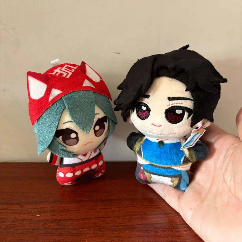 10cm Cute Overwatch Hero Kiriko & Wuyang Anime Soft Plush Stuffed Toys, Unisex Keychain Bag Pendant Decor Gifts for Toys & Hobbies Enthusiasts