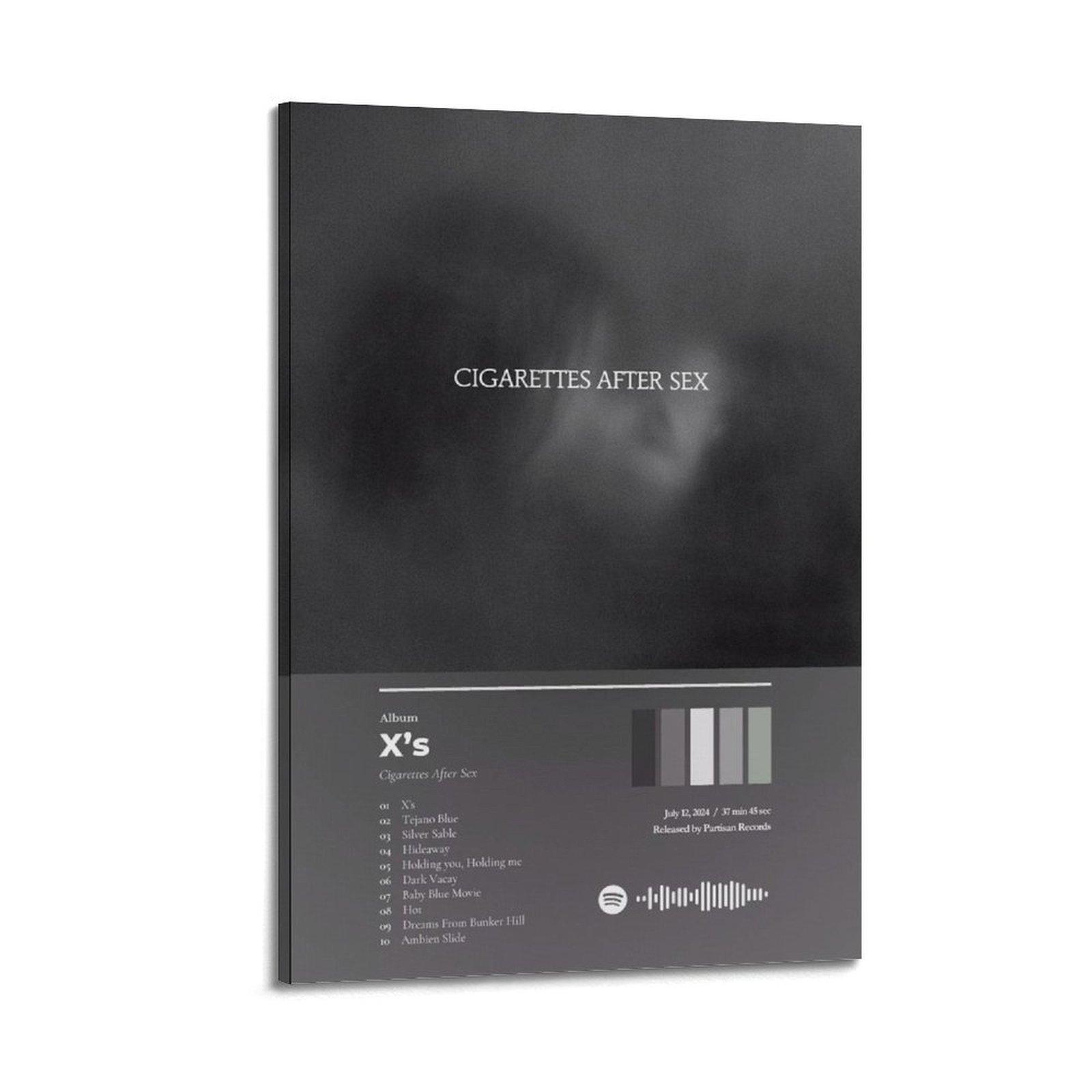 Cigarettes After Sex Canvas Poster Painter Living in Art Deco Strong Wall Design Painting Hallway Bedroom Living Room Decorated Poster