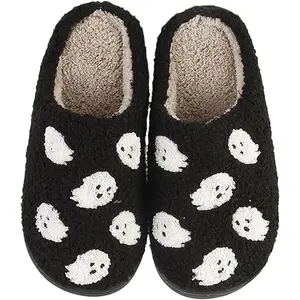 Unisex Meet Me at Midnight Slippers Fuzzy Warm House Slippers Winter Indoor Outdoor Shoes