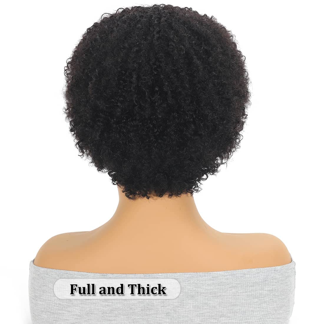 Glueless Wigs Human Hair Wigs Short Afro Kinky Curly Burgundy Color Wig For Women  Human Hair Wigs 99j Color 180% Density Pixie Curl Afro Wig Afro Kinky Curly Wigs Onetide Hair