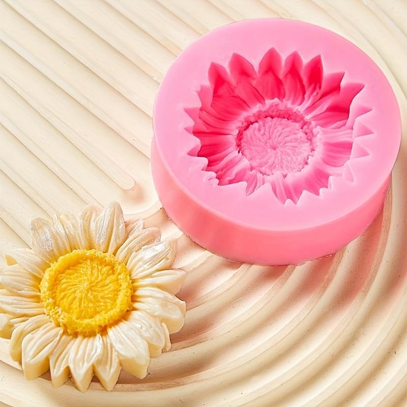 1pc Sunflower Silicone Mold for Chocolate, Mousse & Aromatherapy Candles - Non-Electric Food-Grade Dessert Baking Tool Reusable Chocolate Mold Baking Supplies Bakeware