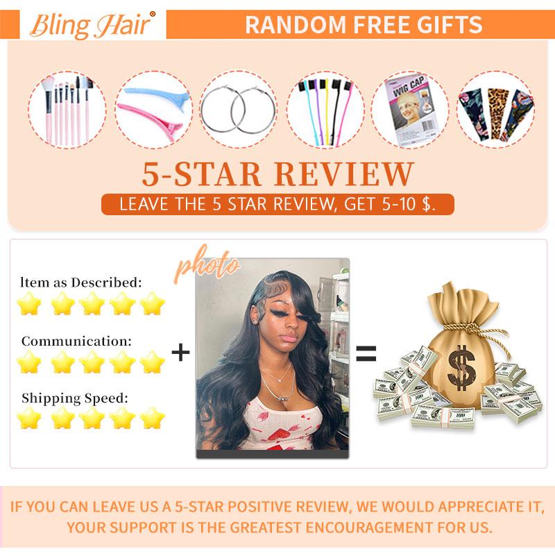 Bling Hair Dark Ginger Reddish Brown Body Wave 13x4 13x6 Hd Lace Frontal Human Hair Wig Brazilian Wavy Pre Plucked Transparent Lace Color Wig for Black Women with Baby Hair 34inch TikTokShopHolidayHaul