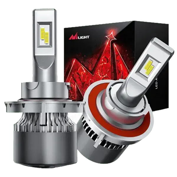 Nilight Nilight NIXMEN 2 Pcs H13/9008 LED Headlight Bulb 70W 8000-10000LM 350% Brighter High Low Beam Halogen Lamp Replacement Upgraded LED Headlight Conversion Kit 6500K, 2 Years Warranty