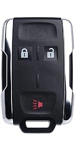 Keyless Entry Remote Control Key Fob Replacement Fits for Chevy Silverado 1500 2500 HD 2003-2006 Avalanche Equinox SSR Suburban Tahoe GMC Sierra Yukon XL Hummer H2 Cadillac Escalade LHJ011