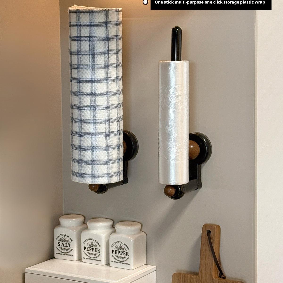 Drill-Free Wall-Mounted Suction Cup Paper Towel Holder