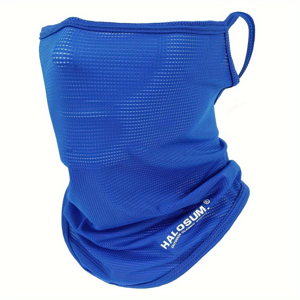 Summer unisex ice silk face covering sports face towel with lightweight mesh design