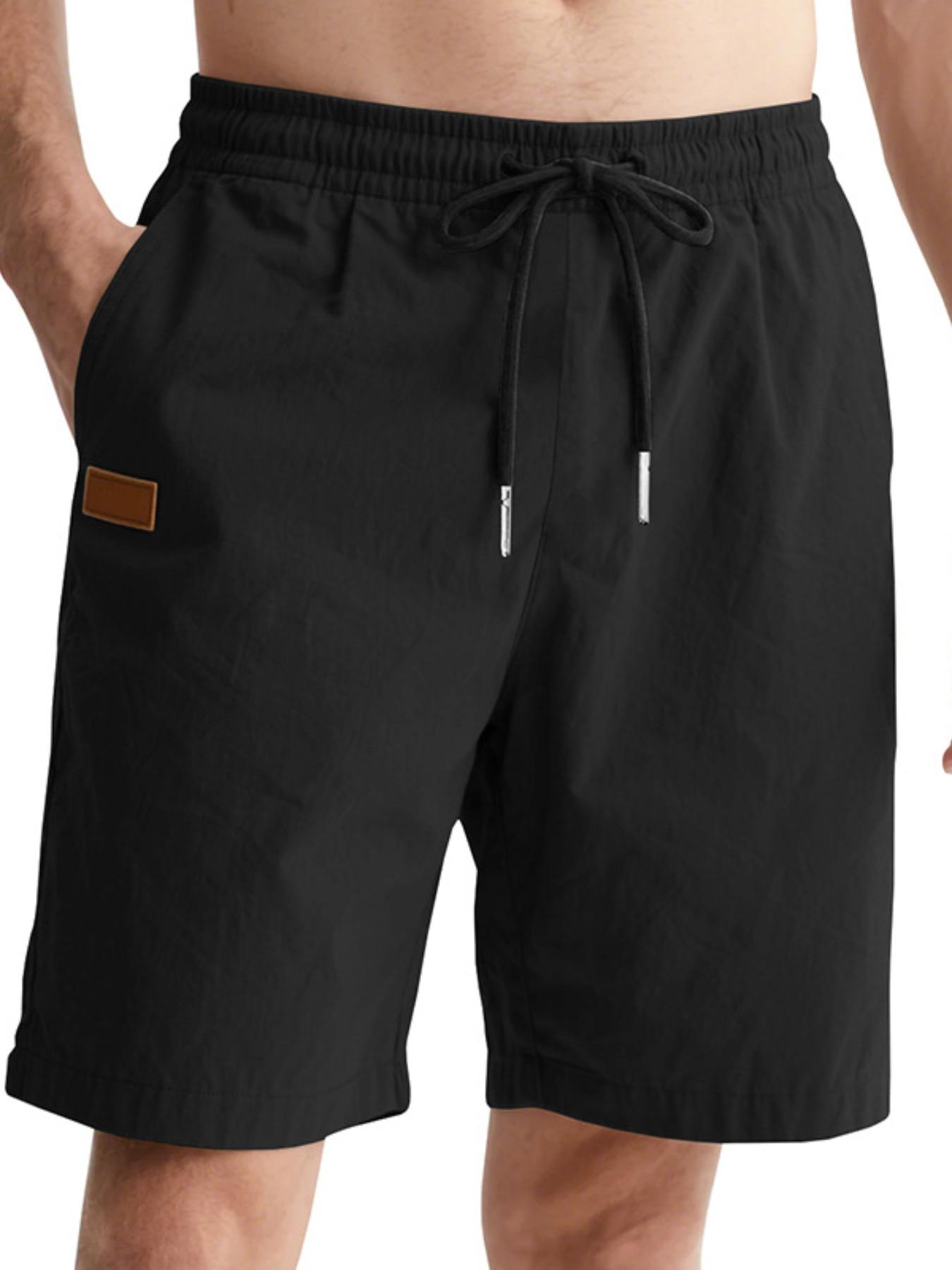 Men's Casual Loose Summer Beach Shorts, Lightweight 5-Inch Swim Trunks for Summer Activities, Trendy Comfort for Relaxed Days