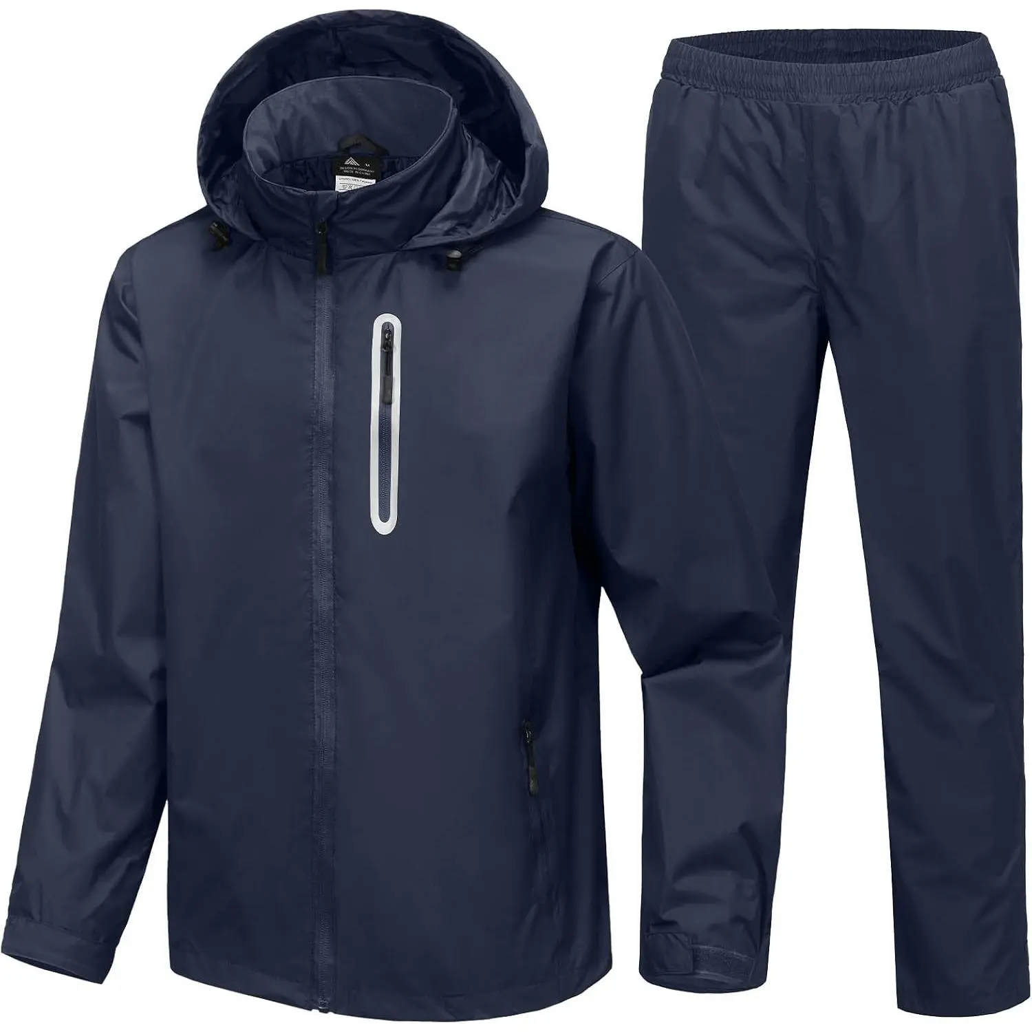 Men's Waterproof Golf Rain Suit Rain Gear Jacket and Pants Lightweight for Golf Fishing Big and Tall S-5XL