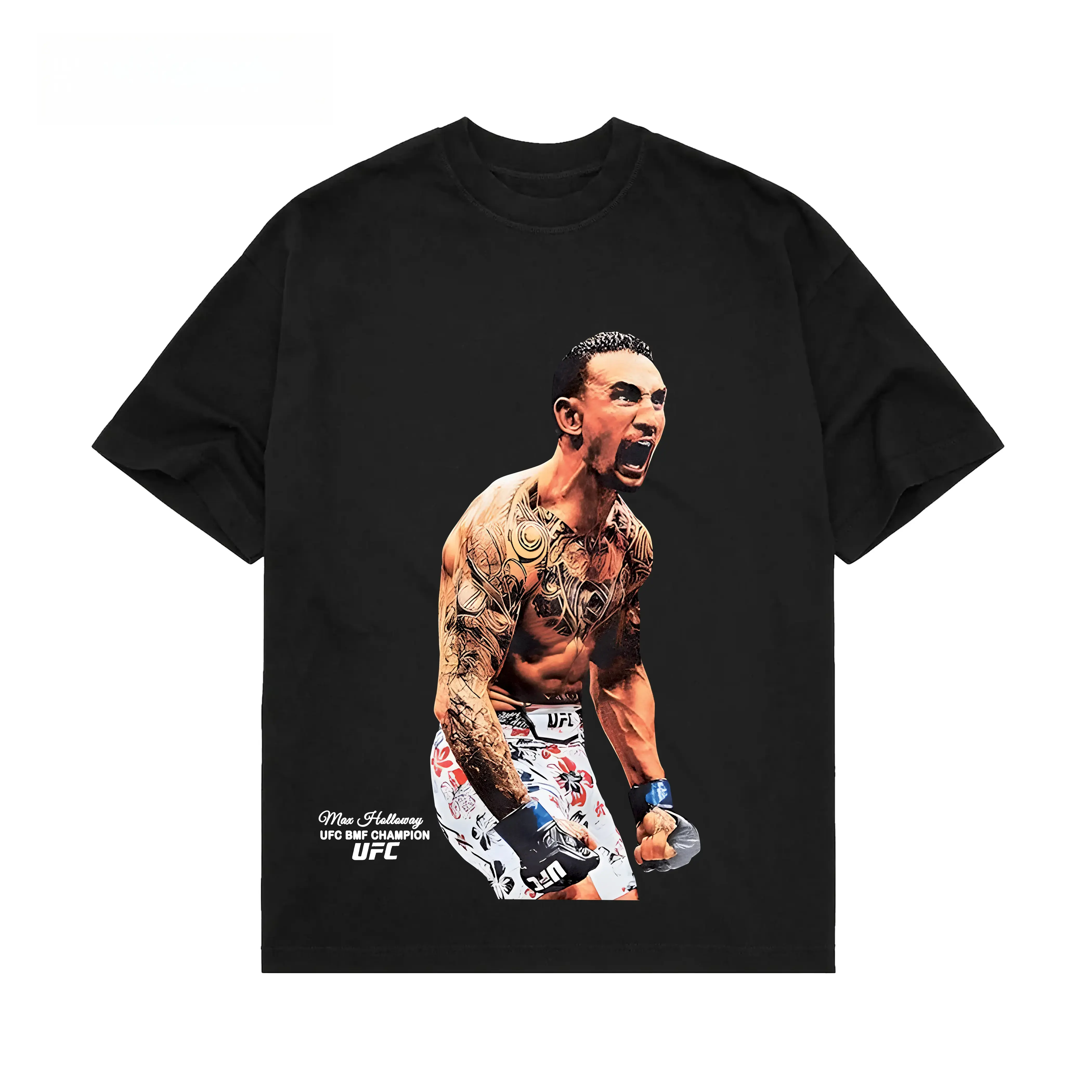 [ 🎉 100% Cotton]CombatWear Men's UFC Max Holloway BMF Champion T-Shirt ,Boxing T-shirt, Fighter Tee, Boxer Shirt, Sports Shirt, Vintage Boxing Tee