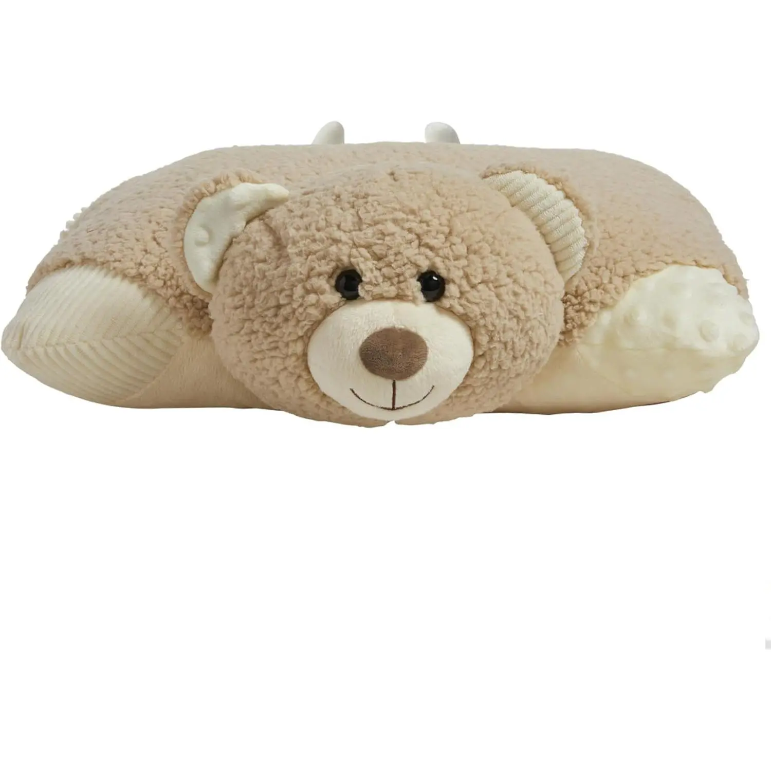 Hiro Bear, 3.5 Weighted Plush| 3.5 Weighted Sensory Plush Pillow, Textured Fleece for Tactile Play, for Rest and Relaxation, Ages 3+