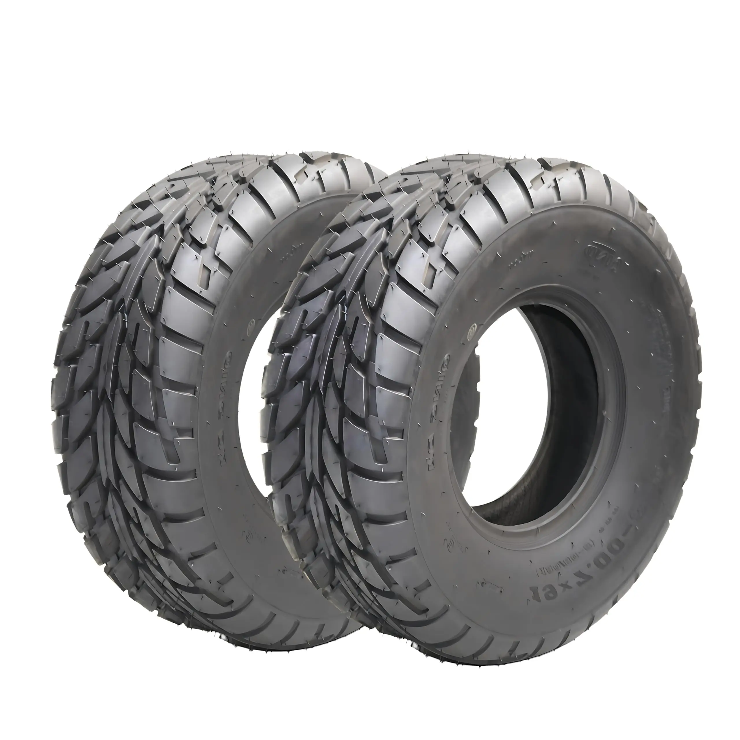 Garvee 19X7-8 Off-Road Tubeless Hubless Tire with 4-Ply Load-Enhanced Non-Slip Pattern for ATV, UTV, Golf Cart, and Lawn Mower - Designed for Mud, Snow, Sand, and Rugged Off-Road Performance