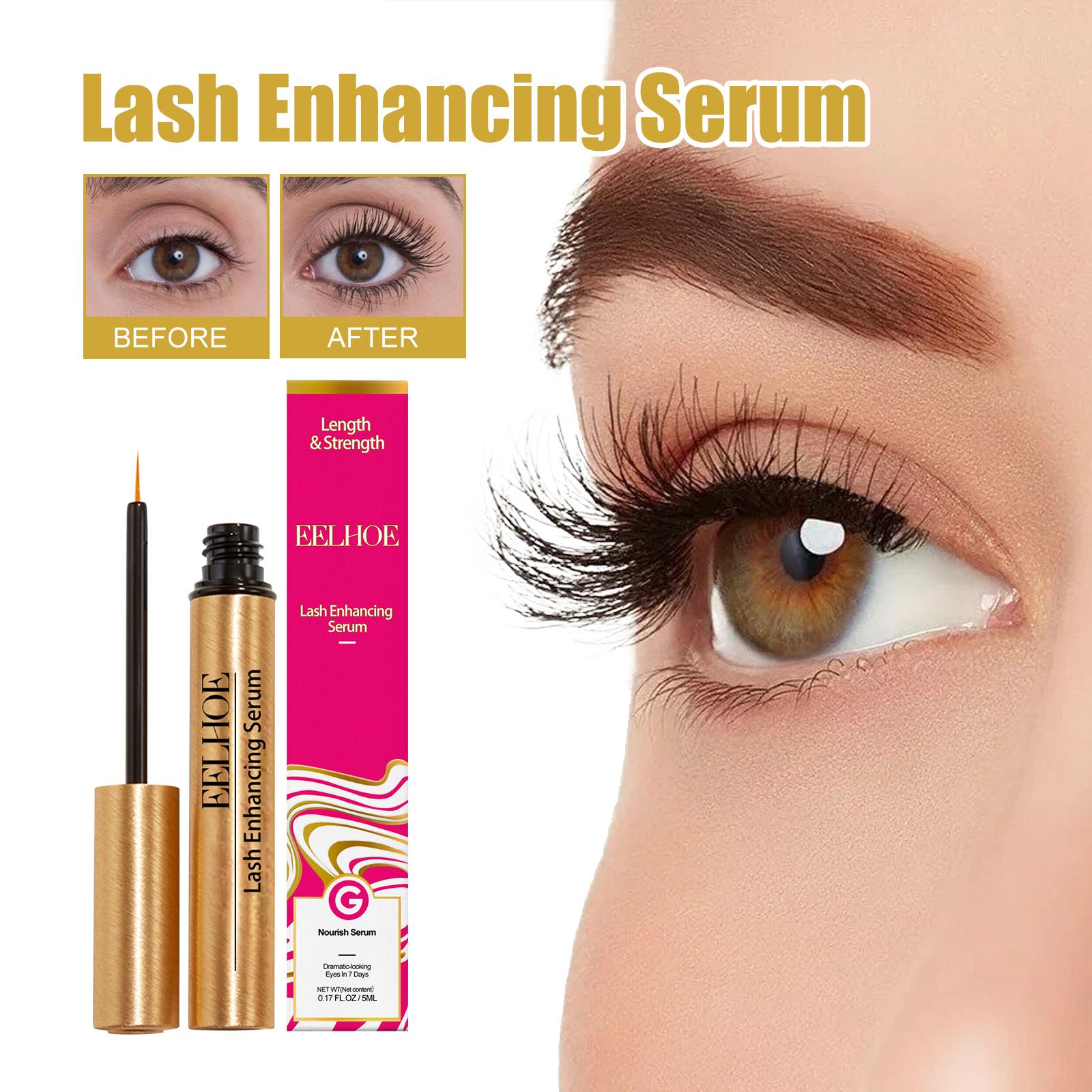 EELHOE Eyelash Liquid Natural Long And Curly Eyelashes Black Thick Moisturizing Mild And Beautiful Eyelash Liquid