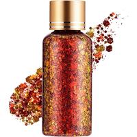 Maple Red Christmas Glitter Gel