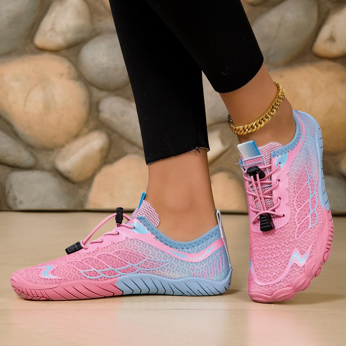 [Quick-Dry Water Shoes] Breathable Quick-Dry Women's Water Shoes - Non-slip, Lightweight, High-Quality Outdoor Hiking Shoes, Cut-Restant Amphibious Beach, Fitness, Cycling and Swimming Shoes with Breathable Fabric Upper and Non-slip Sole