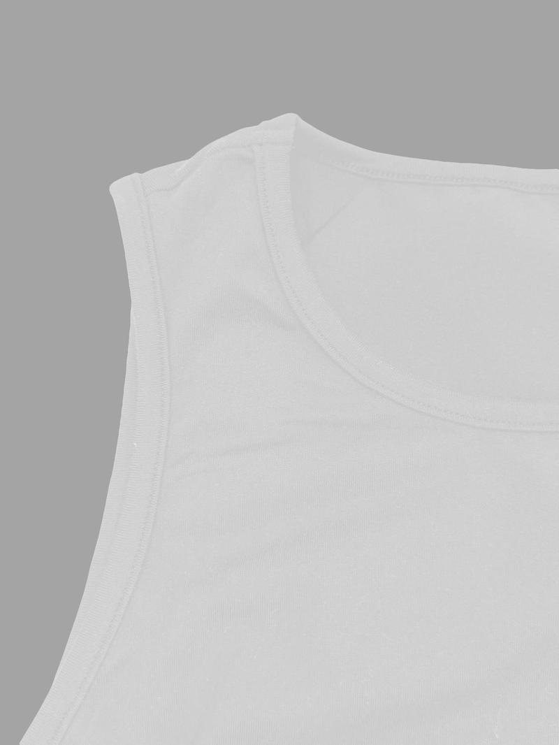 Women's Solid Crop Top & Leaf Print Wide Leg Pants Two-Piece Set, Elegant Fashion Casual Top & High Waist Trousers for Daily Outdoor Wear, Ladies Outfits for Summer